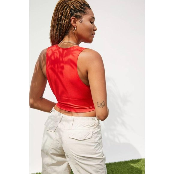 Urban Outfitters Josie Red V-Neck Vest Small - Picture 4 of 8